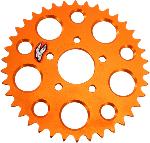 RENTHAL - 480--415-40P-OR - Rear Sprocket - Aluminum - 40 Tooth - Orange - KTM