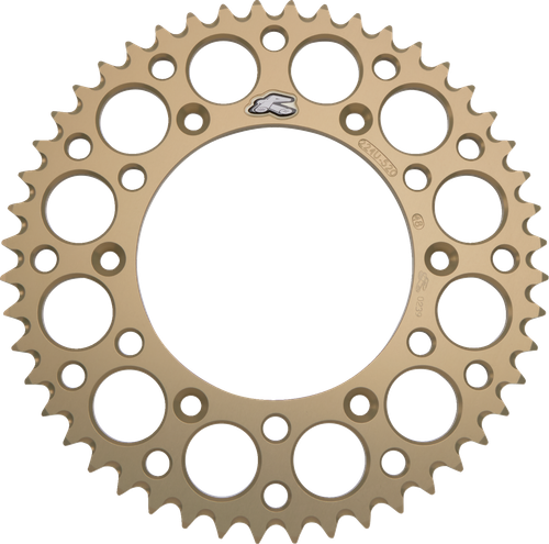 RENTHAL - 224U-520-48GPHA - Rear Sprocket - Aluminum - 48 Tooth - Hard Anodized
