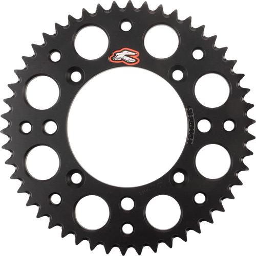 RENTHAL - 518U-420-50GPBK - Rear Sprocket - Aluminum - 50 Tooth - Black - KTM