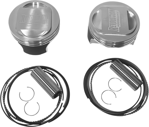 REVOLUTION PERFORMANCE, LLC - RP301-104W - Piston Kit - Domed - For 98” Big Bore Cylinder Kit - Twin Cam