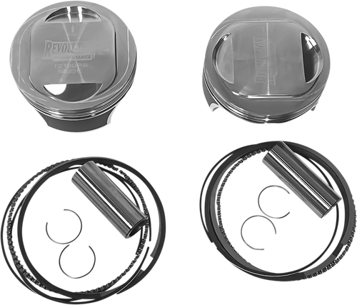 REVOLUTION PERFORMANCE, LLC - RP301-116WD - Piston Kit - Domed - For 107” Big Bore Cylinder Kit - Twin Cam