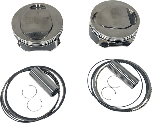 REVOLUTION PERFORMANCE, LLC - RP301-124WR - Piston Kit - Domed - For 124R Big Bore Cylinder Kit - 120R Screamin Eagle