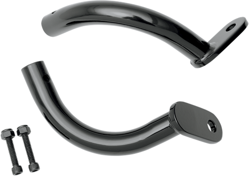 RICK DOSS - S77-0137B - Saddlebag Guard Eliminator Bracket - Black