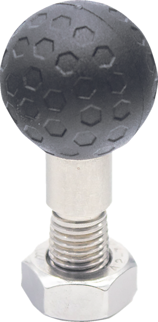 RIDEPOWER - RPPERCHBALLM10 - Phone Mounting Ball Adapter - Stainless Steel