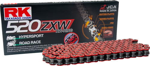 RK - RR520ZXW-170 - 520 ZXW - Drive Chain - 170 Links - Red
