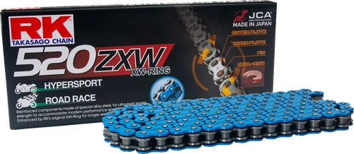 RK - BB520ZXW-RL - 520 ZXW - Connecting Link - Rivet - Blue
