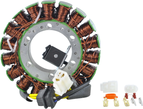 RM STATOR - RM01358G - Stator with Crankcase Cover Gasket - Suzuki