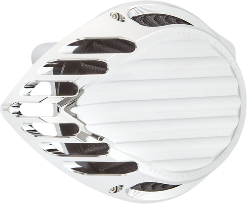 ROUGH CRAFTS - RC-600-007 - Finned Air Cleaner - Chrome