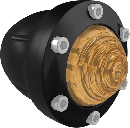 RSD - 0207-2018-B - Front Tracker Turn Signal - Amber Lenses