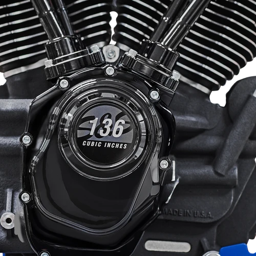 S&S CYCLE - 310-1290 - MK136 Black Edition Engine - Oil Cooled - 49 State - M8 Touring
