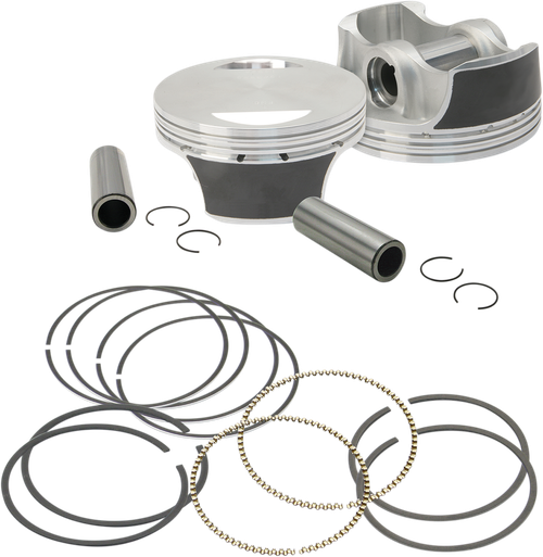S&S CYCLE - 106-3688 - Piston Kit - For 97” Big Bore Kit - 3.927” - Standard