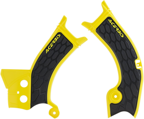 ACERBIS - 2686601017 - X-Grip Frame Guards - Yellow/Black - RM-Z 250/450