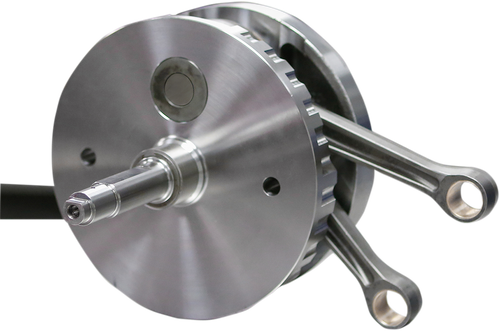 S&S CYCLE - 320-0598 - Flywheel Assembly - 4-1/2” Stroke - Tapered Wrist Pin - 114”/117” M8