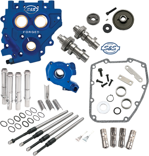S&S CYCLE - 310-0814 - Cam Chest with Plate Kit - 510G - Standard Cams - Twin Cam