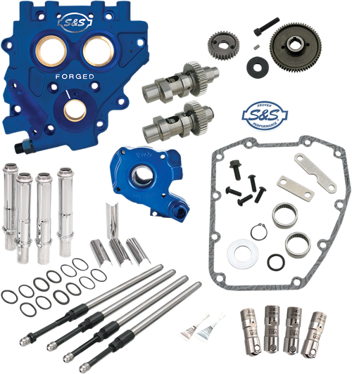 S&S CYCLE - 310-0815 - Cam Chest with Plate Kit - 551GE - Easy Start Cams - Twin Cam
