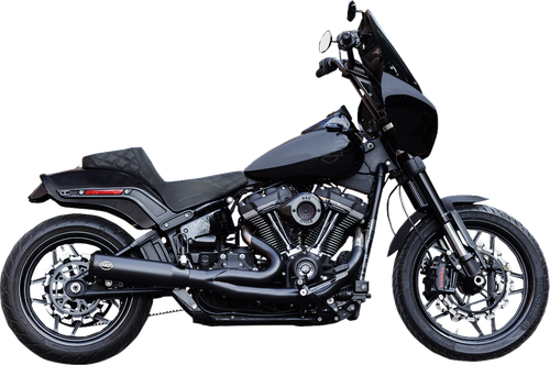 S&S CYCLE - 550-1106 - 2-into-1 Qualifier Exhaust System - Race Only - Guardian Black