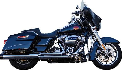S&S CYCLE - 550-0758 - 2-into-1 Sidewinder Exhaust System - 50-State - Chrome - M8 Touring