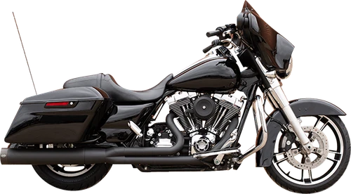 S&S CYCLE - 550-0772 - 2-into-1 Sidewinder Exhaust System - 50 State - Black - Touring '07-'16
