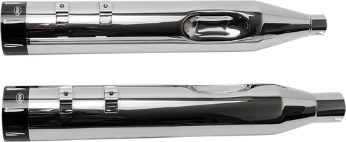 S&S CYCLE - 550-0668 - 4-1/2” MK45 Performance Mufflers - Black Tracer