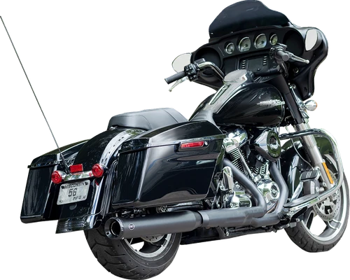S&S CYCLE - 550-1139 - 2-into-1 Swindler Exhaust Conversion Kit - 4” - Black - M8 Touring