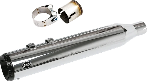 S&S CYCLE - 550-1142 - 2-into-1 Swindler Exhaust Conversion Kit - 4-1/2” - Chrome - M8 Touring