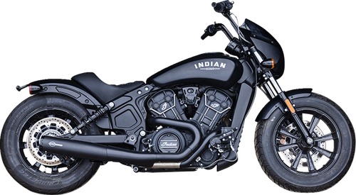 S&S CYCLE - 4111-266-R - 2-into-1 Grand National Exhaust System - Black - Race Only