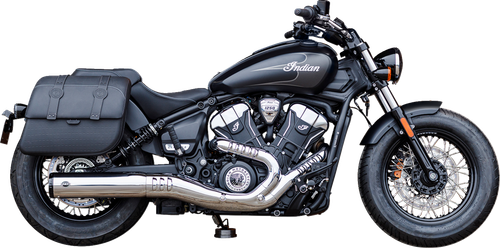 S&S CYCLE - 550-1122 - Grand National Slip-On Mufflers - Chrome - 50-State