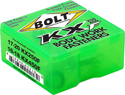 BOLT - KAW-1600004 - Body Work Fastener Kit - '16-'20 Kawasaki KX 250F/450F