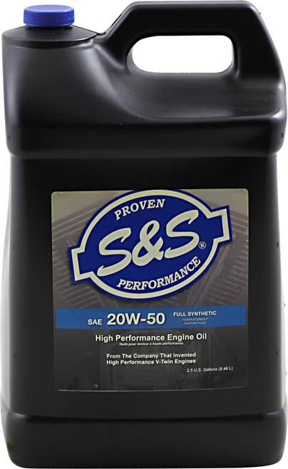 S&S CYCLE - 153749 - Synthetic Oil 20W-50 - 2.5 U.S. gal.