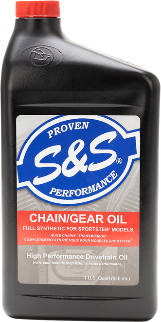 S&S CYCLE - 153763 - Synthetic Chain/Gear Oil - 1 U.S. quart