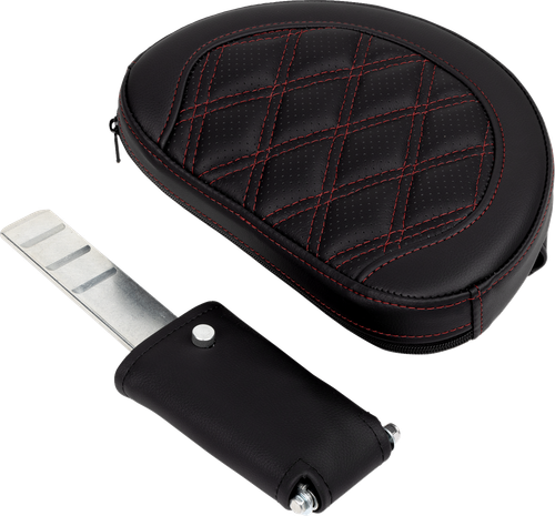 SADDLEMEN - 808-07B-182B8 - Roadsofa Seat - with Backrest - Wine Berry Stitch - FL '08-'23