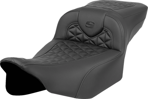 SADDLEMEN - 823-07-21100 - RoadSofa Tri Gripper Seat - Extended Reach - w/o Backrest - FLH/FLT '23-'24