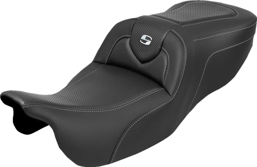 SADDLEMEN - 815-07-185 - Roadsofa Seat - without Backrest - Carbon Fiber - FLRT/FLTRT '15-'25