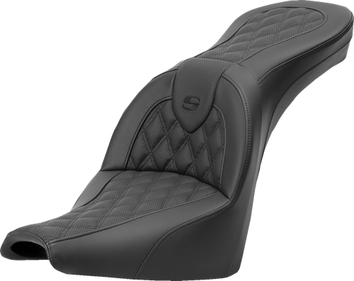 SADDLEMEN - 818-30-182 - Roadsofa Seat - Lattice Stitch - without Backrest - FXBB/FXST '18-'24
