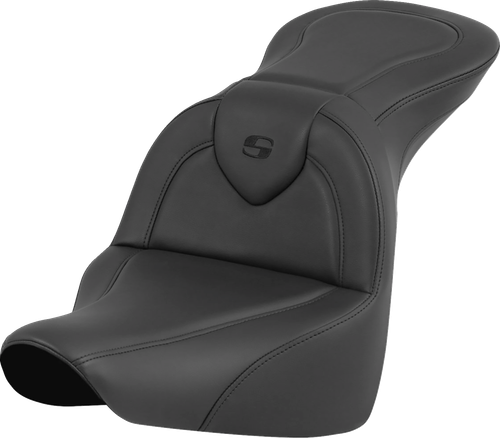 SADDLEMEN - 818-27-187 - RoadSofa Seat - Black - without Driver Backrest - FLFB/FXBR '18-'24