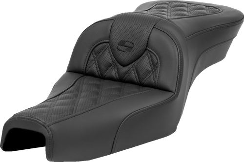SADDLEMEN - 807-03-182 - Roadsofa Seat - without Backrest - Lattice Stitch - XL '04-'22