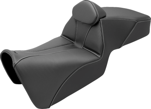 SADDLEMEN - 821-34-200BR - Adventure Tour Seat - w/ Backrest - Black - Pan Am '21-'24