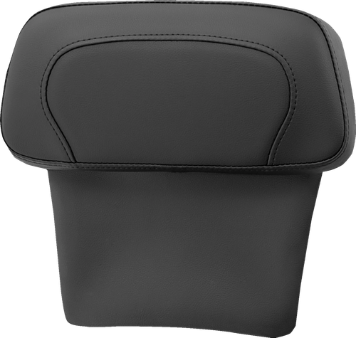 SADDLEMEN - 814-07-CPACK-RS - Chopped Tour Pak Backrest Pad - RoadSofa - Black w/ Black Stitch - FLT/FLH '14-'23