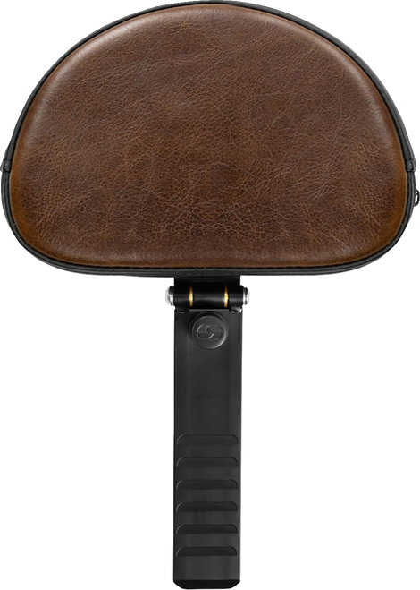 SADDLEMEN - 15708B - Backrest - Lariat - Distresssed Insert - Black Stitching - XL '04-'22