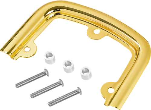 SADDLEMEN - 15725GO - Sissy Bar Pad Bracket - Gold