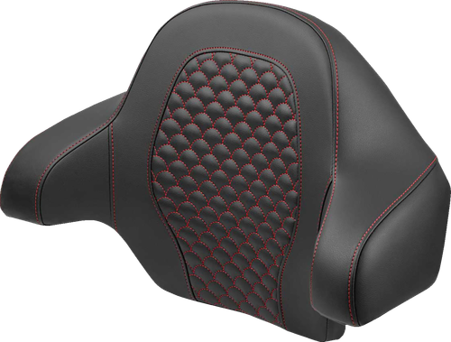 SADDLEMEN - 814-07-20904 - Tour Pak - Dragon Scale - Red Stitch - FLH/FLT '14-'24