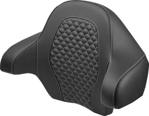 SADDLEMEN - 814-07-20905 - Tour Pak - Dragon Scale - Silver Stitch - FLH/FLT '14-'24