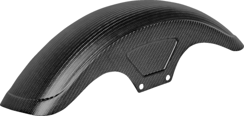 SADDLEMEN - CF-8-0003M - Front Fender - Carbon Fiber/Matte - Dyna/Sportster