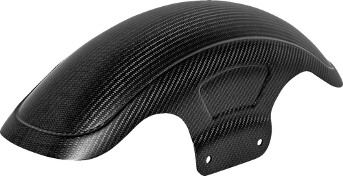 SADDLEMEN - CF-823-07-001M - Carbon Fiber Front Fender - Matte - Touring '23-'25