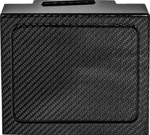 SADDLEMEN - CF-899-04-002 - Battery Cover - Carbon Fiber - Gloss Black