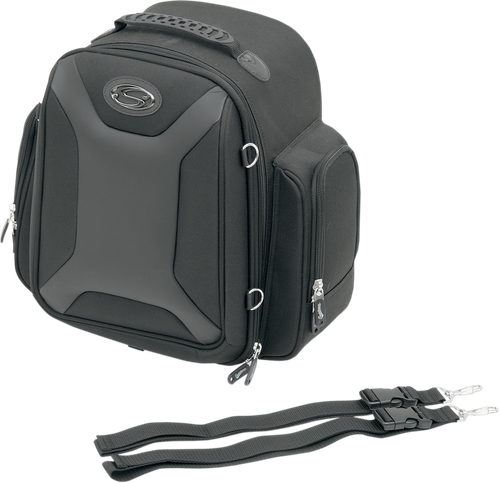 SADDLEMEN - EX000689 - Sport Sissy Bar Bag - Black