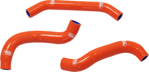 SAMCO SPORT - KTM-125-OR - Radiator Hose Kit - Orange - Gas Gas/Husqvarna/KTM