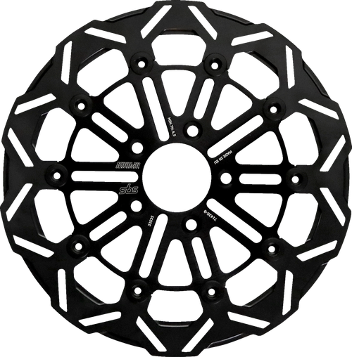 SBS - 7143E-B - Design ”D” 10-Spoke Brake Rotor