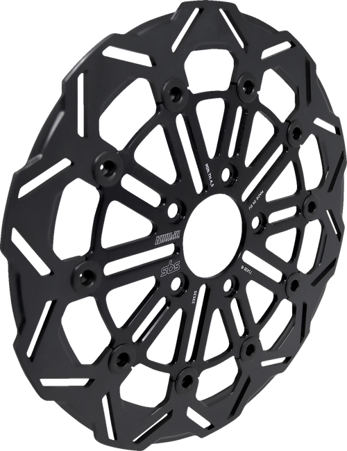 SBS - 7143E-B - Design ”D” 10-Spoke Brake Rotor