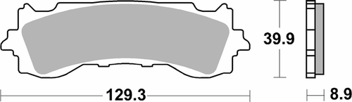 SBS - 952HS - Sintered Brake Pads - Front